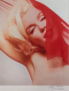 Bert Stern, "Red Scarf", unique photograph