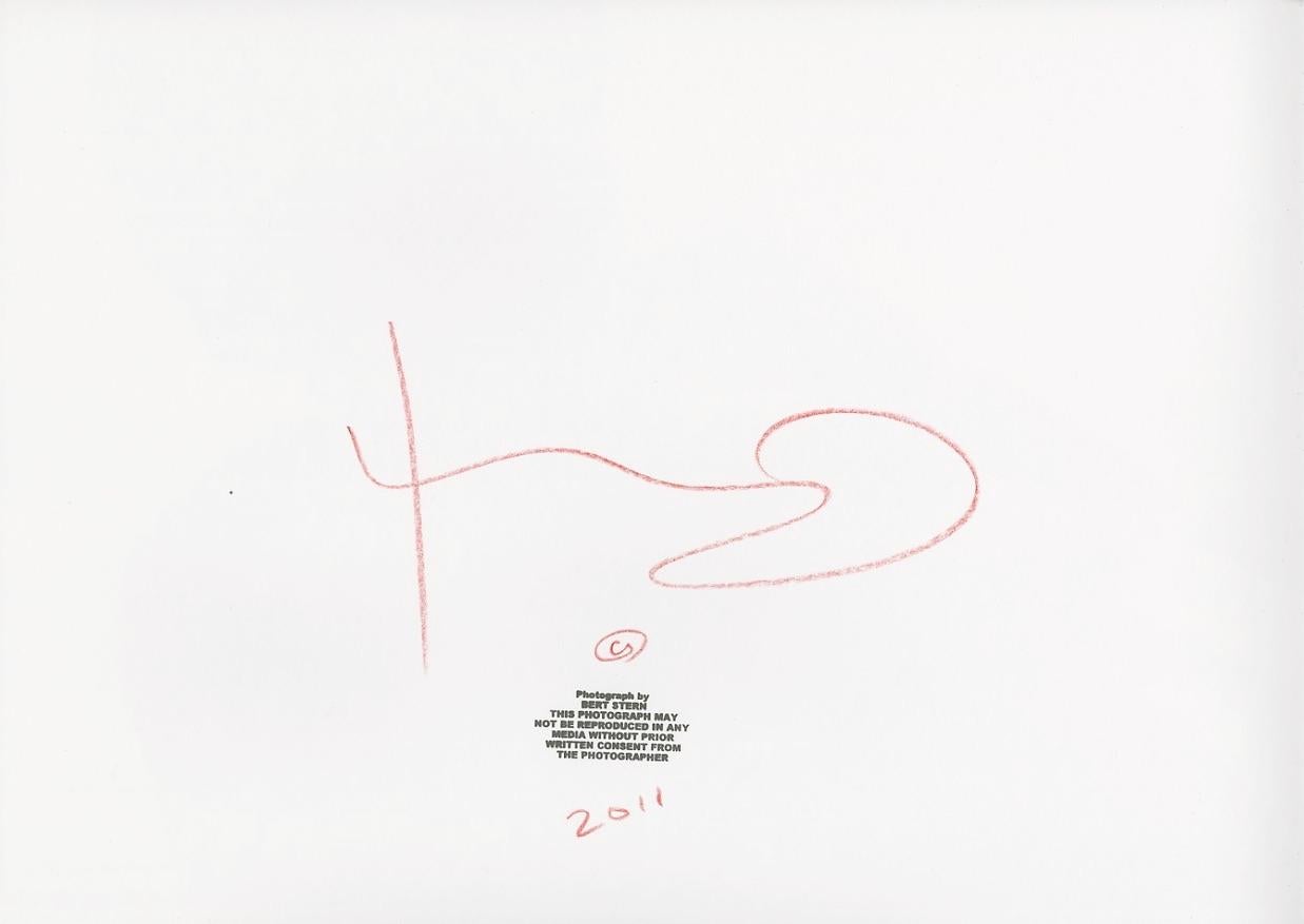 Bert Heck
Romy Schneider und Alain Delon bei den Dreharbeiten zu La Piscine (1968)
Tintenstrahldruck von Bert stern
2011
Auflage von 36 Exemplaren
48 X 33 cm
(Bild 46 x 30 cm)
auf der Vorder- und Rückseite vom Künstler signiert
vom Künstler zu