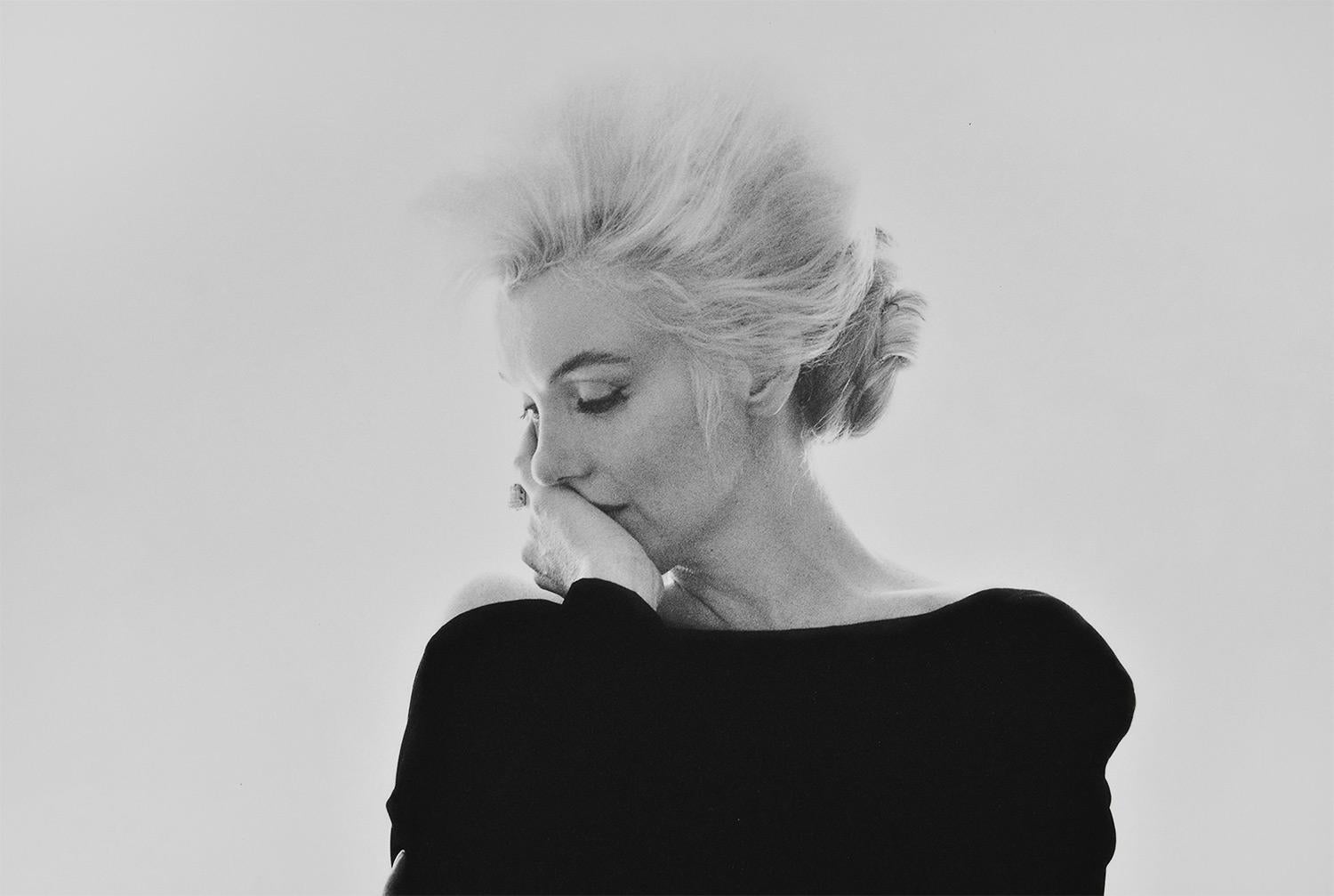 THE LAST SITTING - MARILYN IN BLACK DIOR DRESS, 1962 - Photograph by Bert Stern