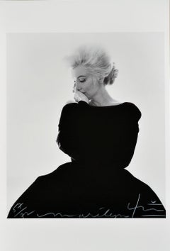 THE LAST SITTING - MARILYN IN BLACK DIOR DRESS, 1962