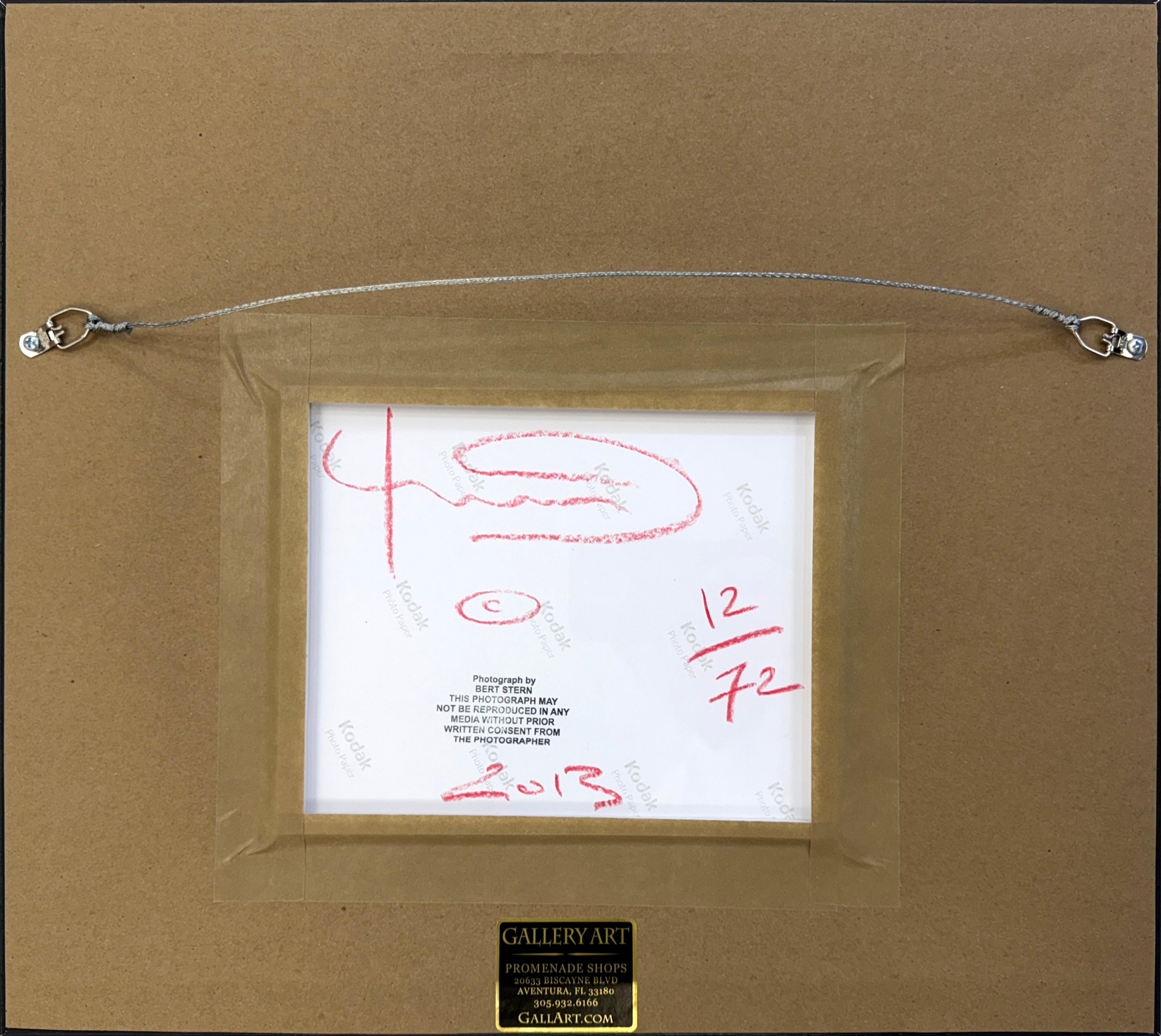 The Last Sitting: Marilyn With Pearls (hand signed C-Print) - Black Portrait Photograph by Bert Stern