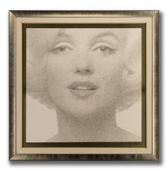 Bert Stern "Marilyn Monroe Gold and Champagne" 1973 Signed Photo Silkscreen
