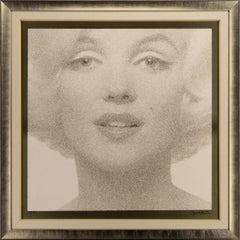 Bert Stern "Marilyn Monroe Gold und Champagner" 1973 Signiertes Foto Siebdruck