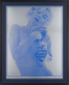 [Die letzte Sitzung: Marilyn mit Schal] Handsignierte Serigrafie von Bert Stern:: gerahmt