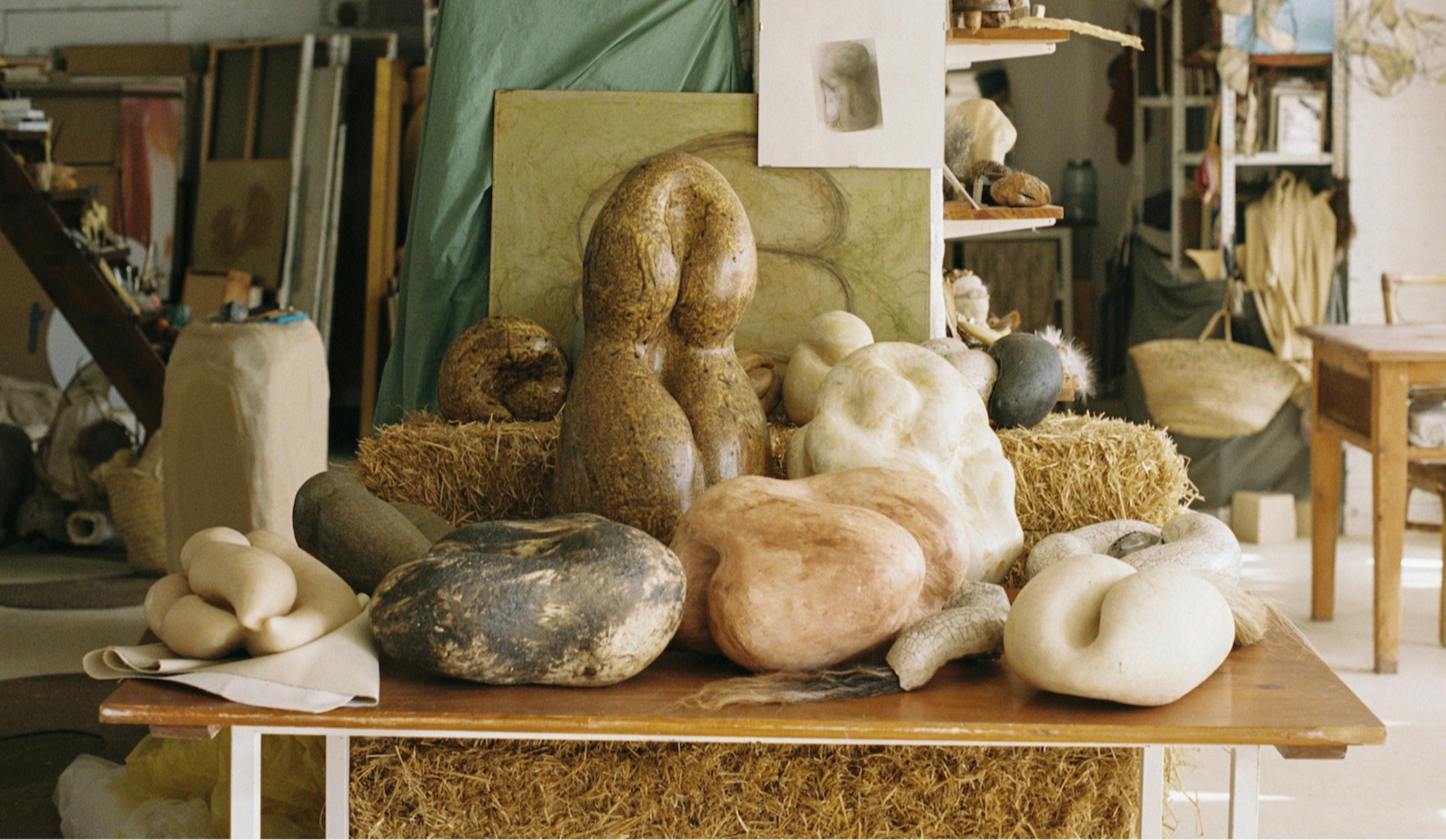 Berta Blanca T. Ivanow’s (b. 1992 Barcelona) own embryonic
structures, made in stoneware clay, are a grand statement of
belief in the power of introducing the corporeal into
sculpture.
The latest work of the artist combines a visual logic that