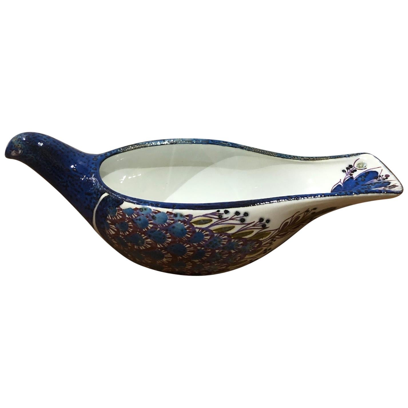 Berte Jessen Bird Dish by Royal Copenhagen For Sale