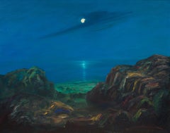 Paysage côtier au clair de lune, 1936