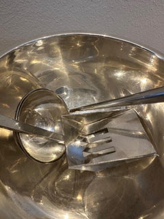 Bertel Gardberg, Silver Bowl, Ladle & Ice Server, Helsinki 1959-1961.