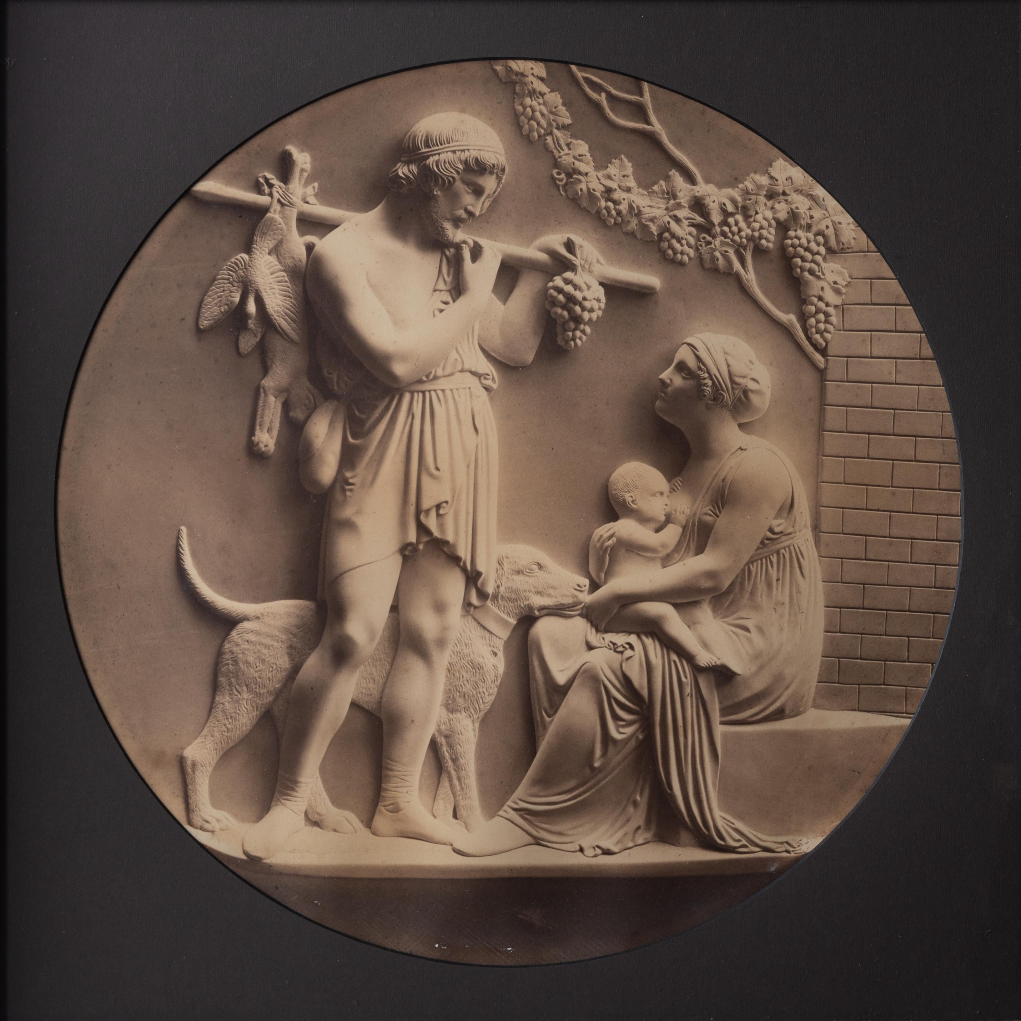 Bertel Thorvaldsen Grabados al albumen en relieve, c.1870s Vidrio en venta