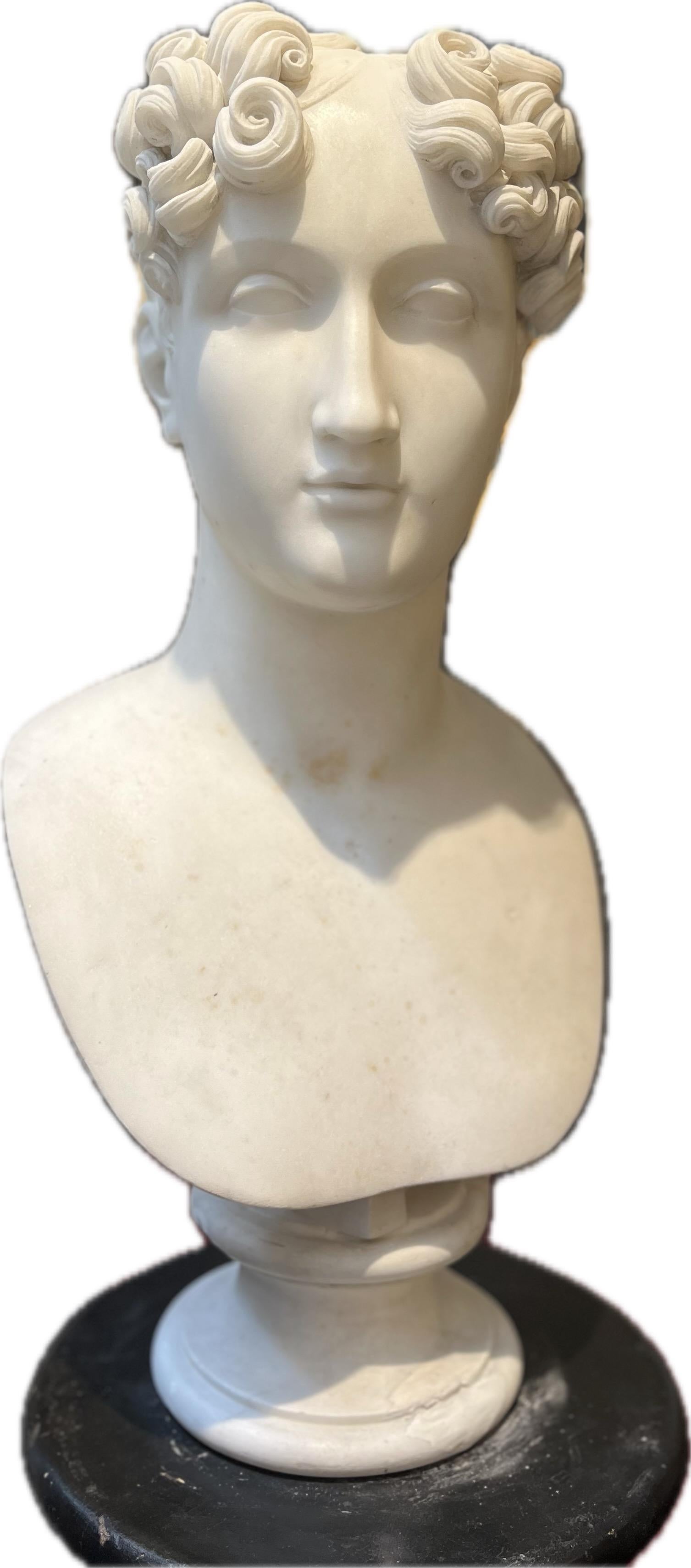 Portraits de vie de l'époque de la Régence en marbre en vente 1