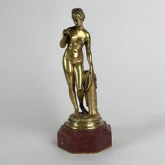 Bertel Thorvaldsen “Venus with the Apple” Bronze Sculpture by E. Jullien Paris