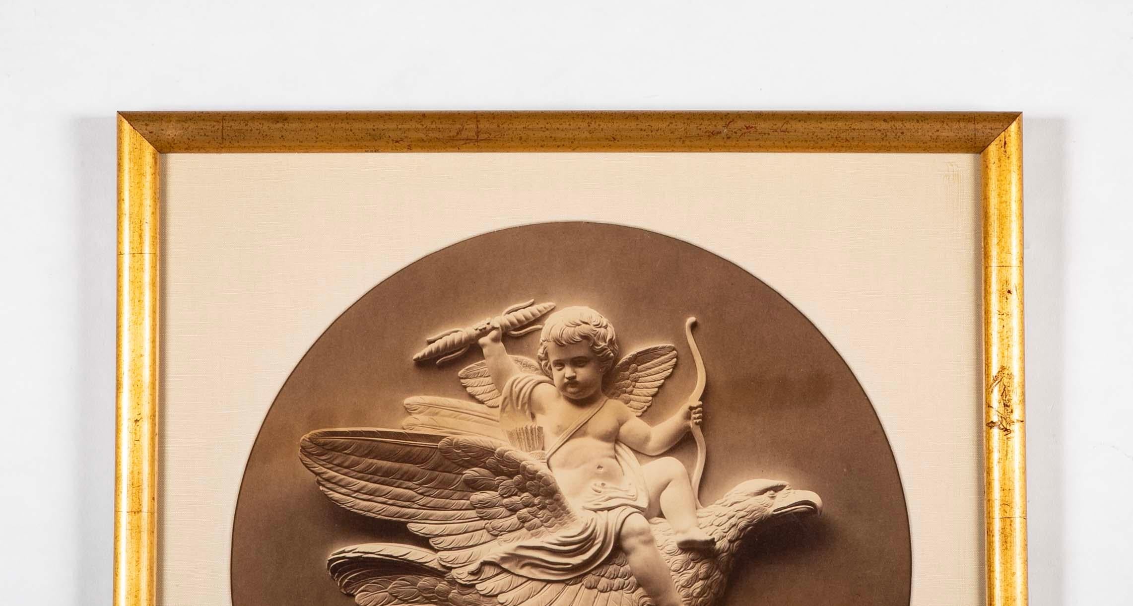 Juego de cuatro ''El reinado de Cupido sobre los cuatro elementos'' de Bertel Thorvaldsen en venta 8