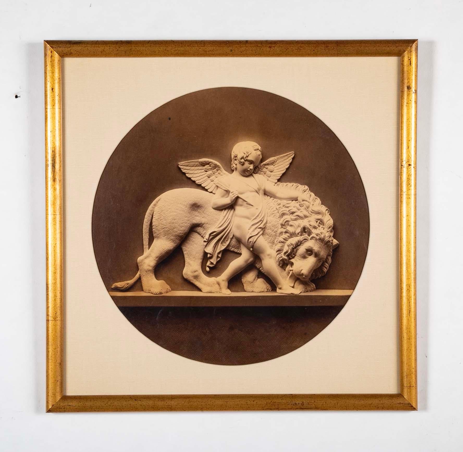 Juego de cuatro ''El reinado de Cupido sobre los cuatro elementos'' de Bertel Thorvaldsen en Bueno estado para la venta en Stamford, CT