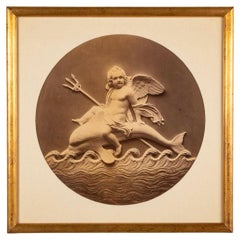 Bertel Thorvaldsen's ''Cupid's Reign over the Four Elements'' Set of Four