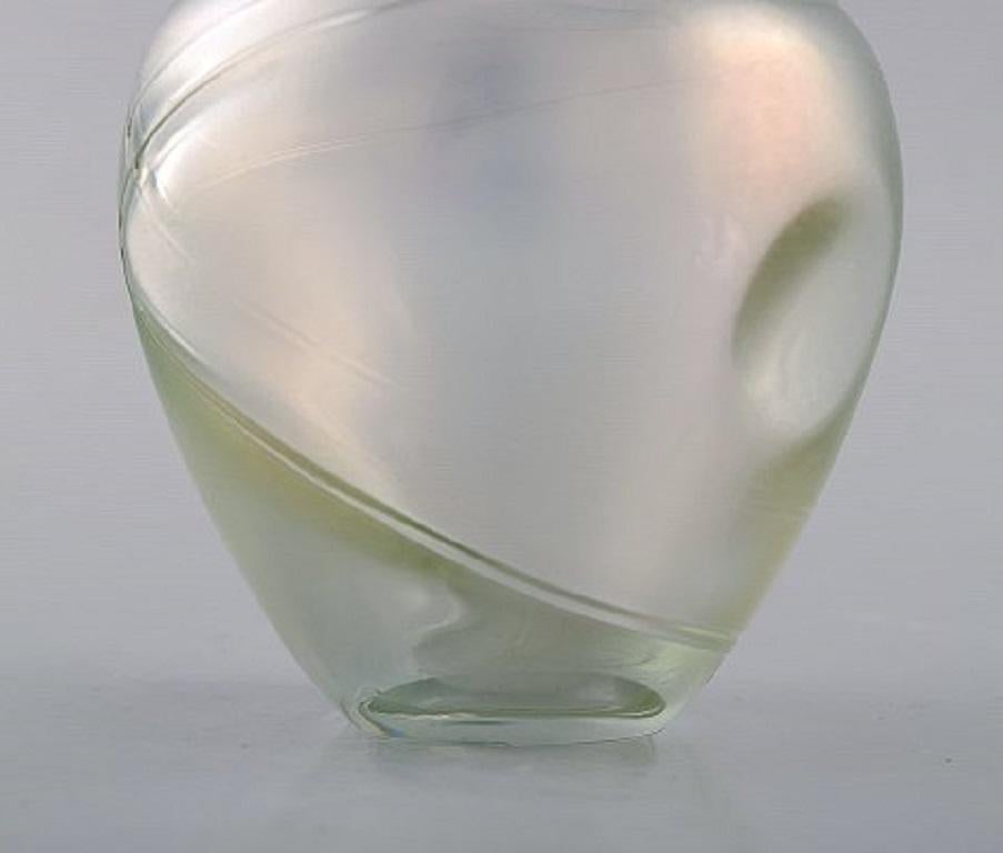Swedish Bertel Vallien for Kosta Boda, Sweden, Vase in Mouth-Blown Art Glass