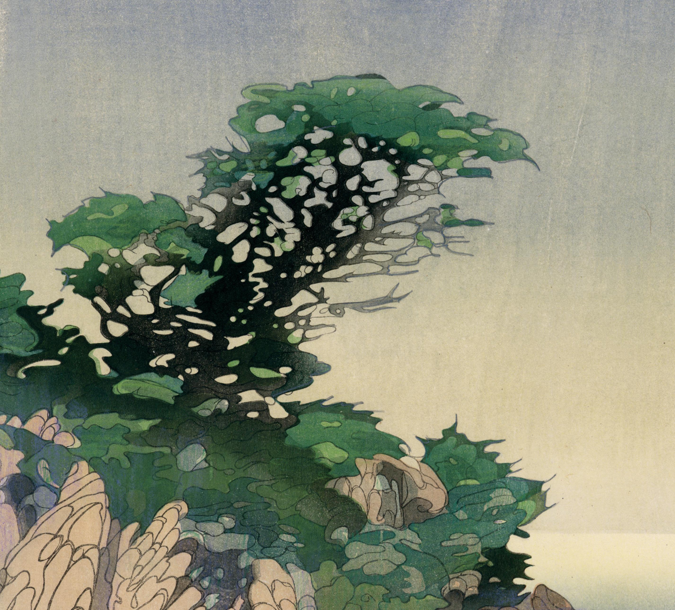 Point Lobos - Print by Bertha Boynton Lum