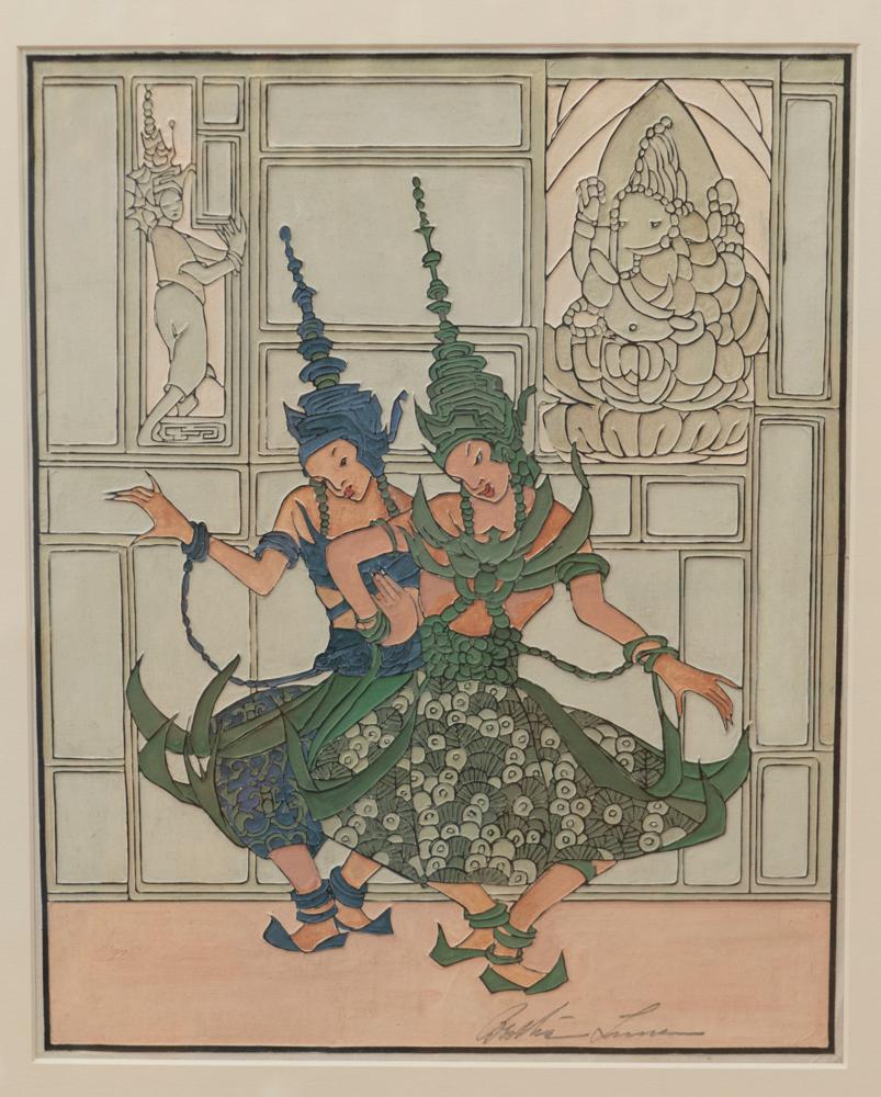 Bertha Lum Figurative Art - Dance of Ganesha