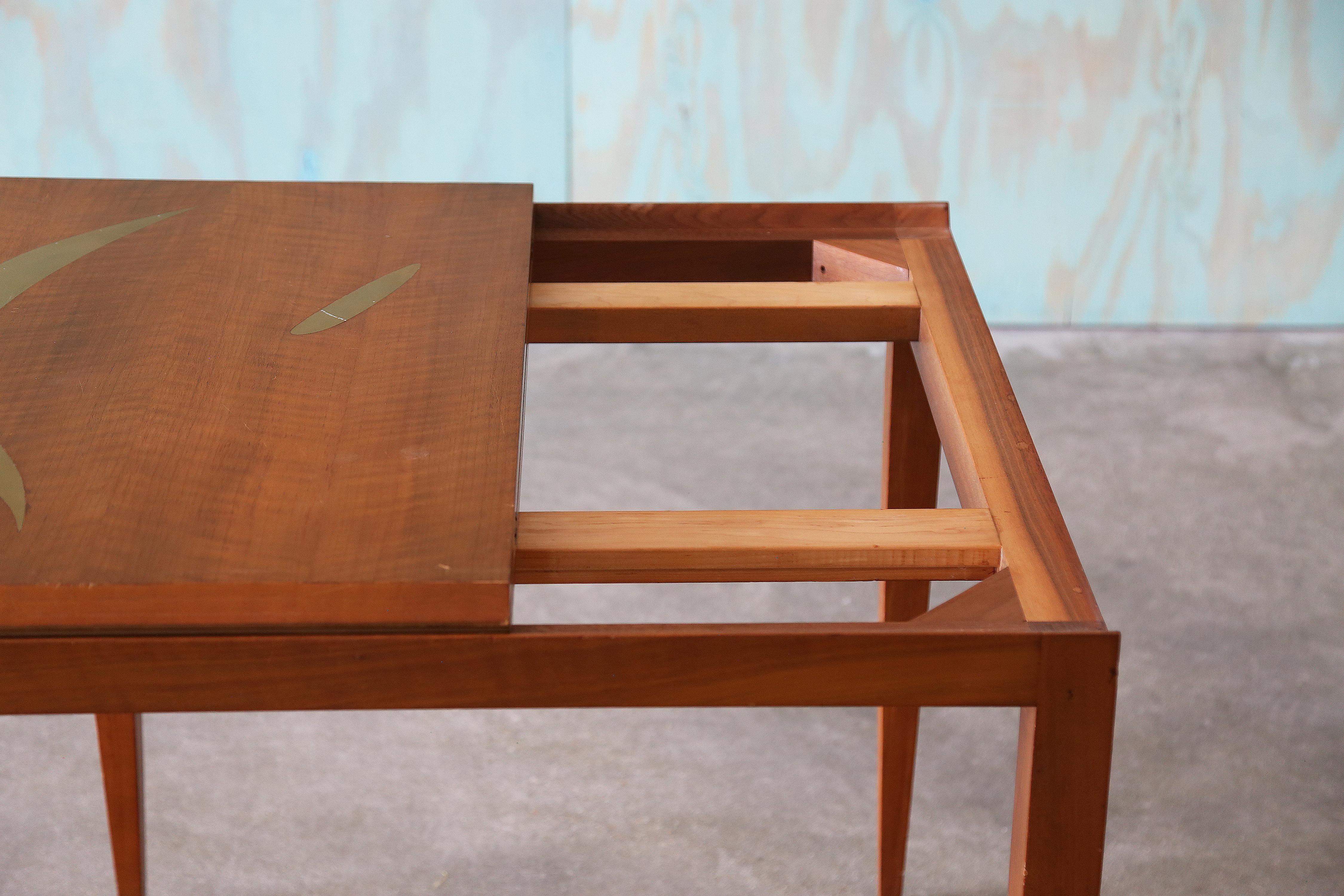 Bertha Schaefer (Attr) pour Singer & Sons Flip Top Dining Table en vente 5