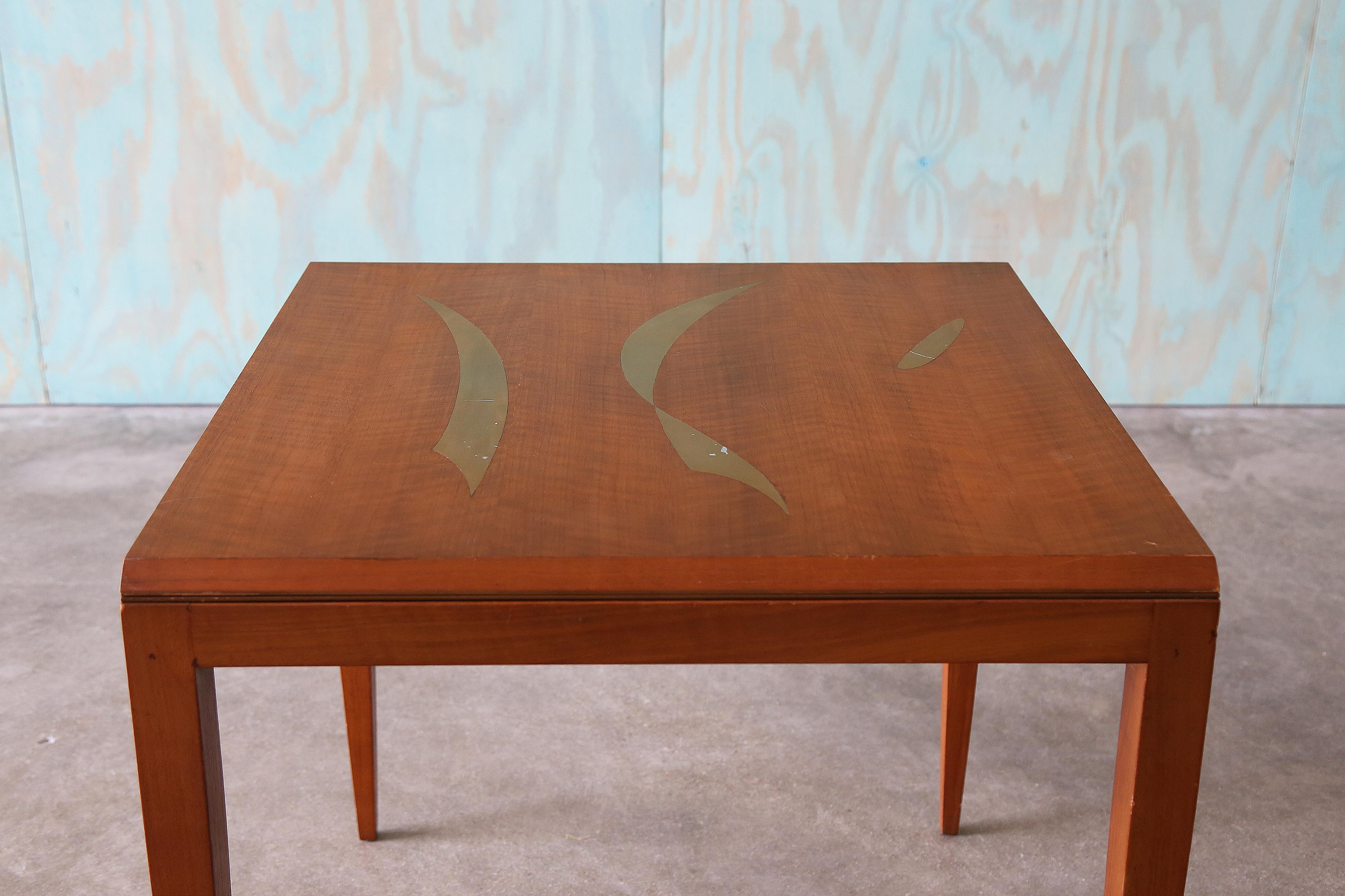 Mid-Century Modern Bertha Schaefer (Attr) pour Singer & Sons Flip Top Dining Table en vente