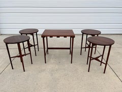Bertha Schaefer for M. Singer & Sons Walnut Serving Tables