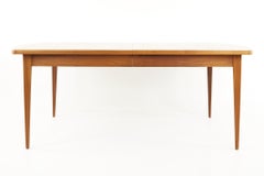Bertha Schaefer for Singer and Sons Mid Century Walnut Expanding Dining Table