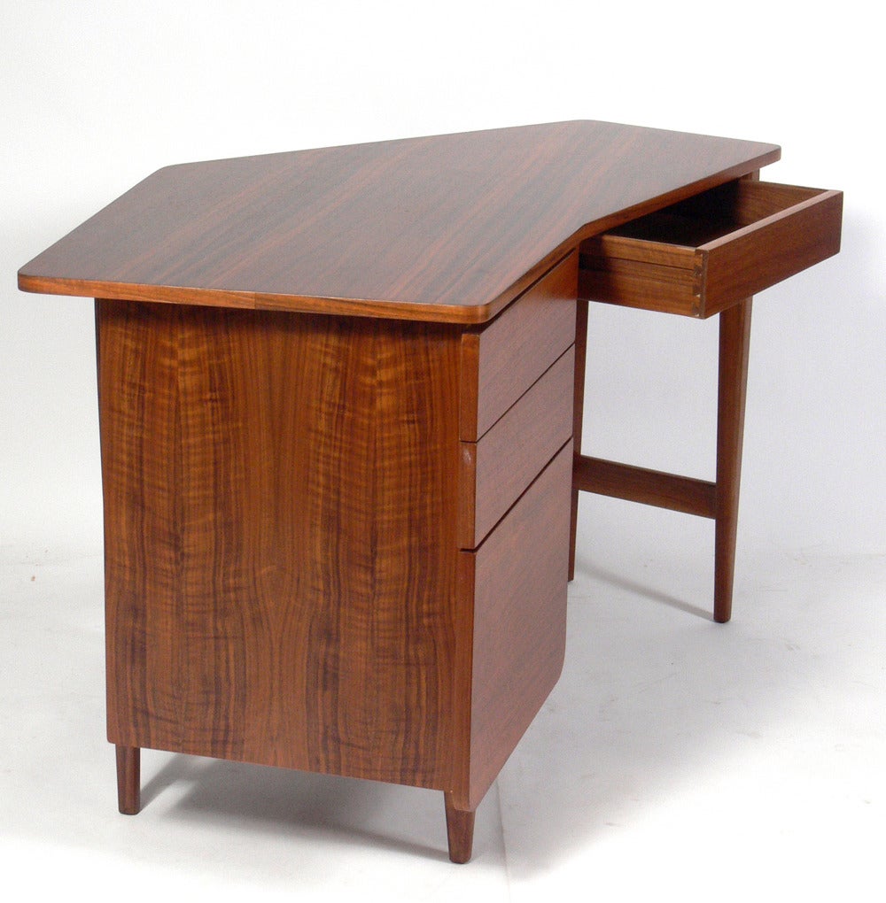 Mid-Century Modern Bertha Schaefer for Singer & Sons Desk For Sale