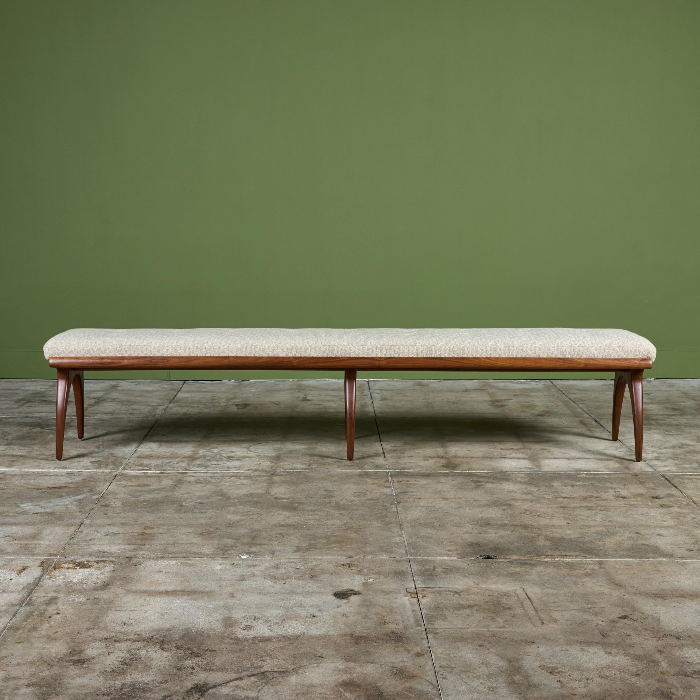 Banc long Bertha Schaefer pour Singer and Sons Excellent état - En vente à Los Angeles, CA
