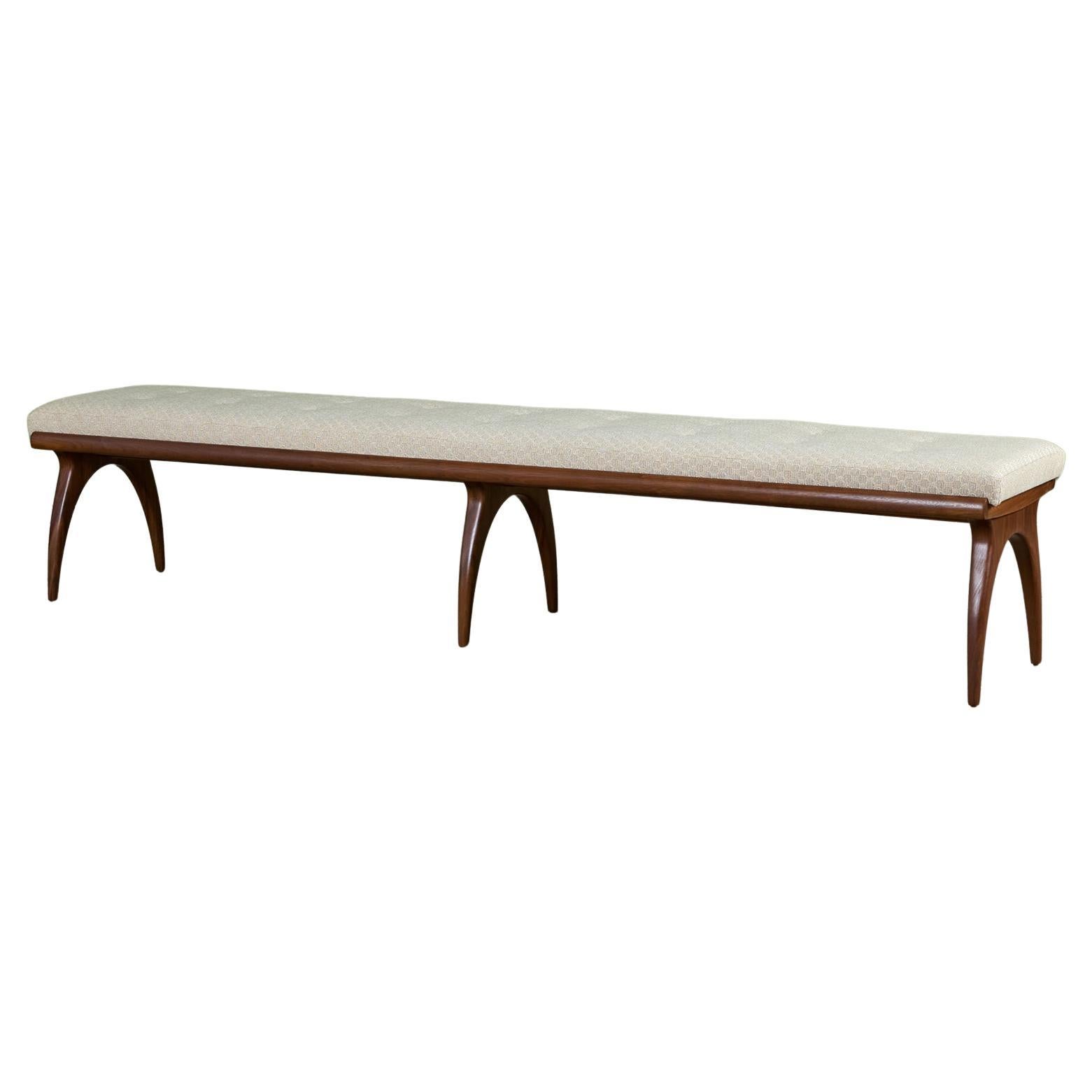 Bertha Schaefer Long Bench for Singer and Sons