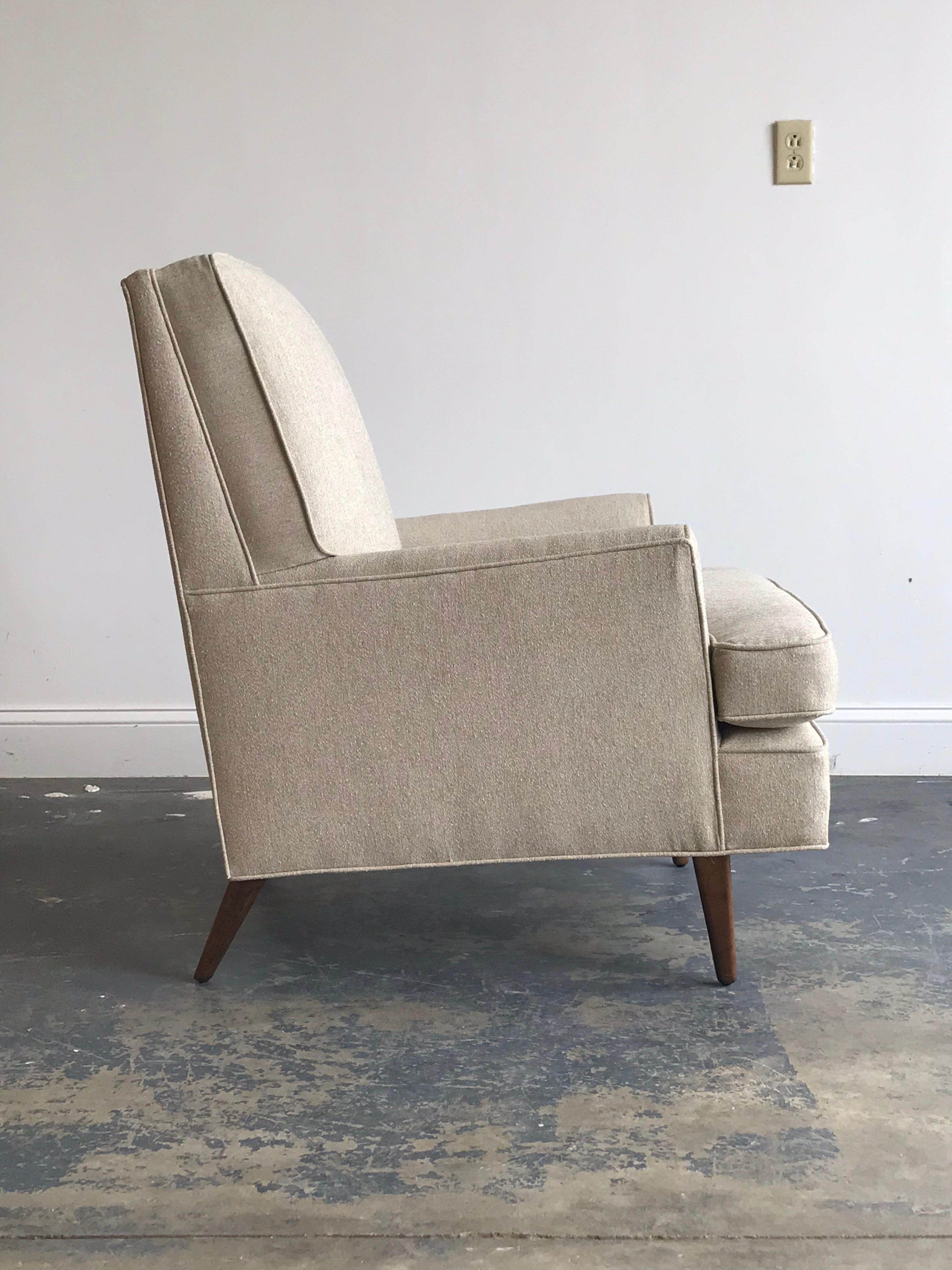 Silla de salón, Bertha Schaefer para M. Singer & Sons, Años 50, Caoba Estadounidense en venta