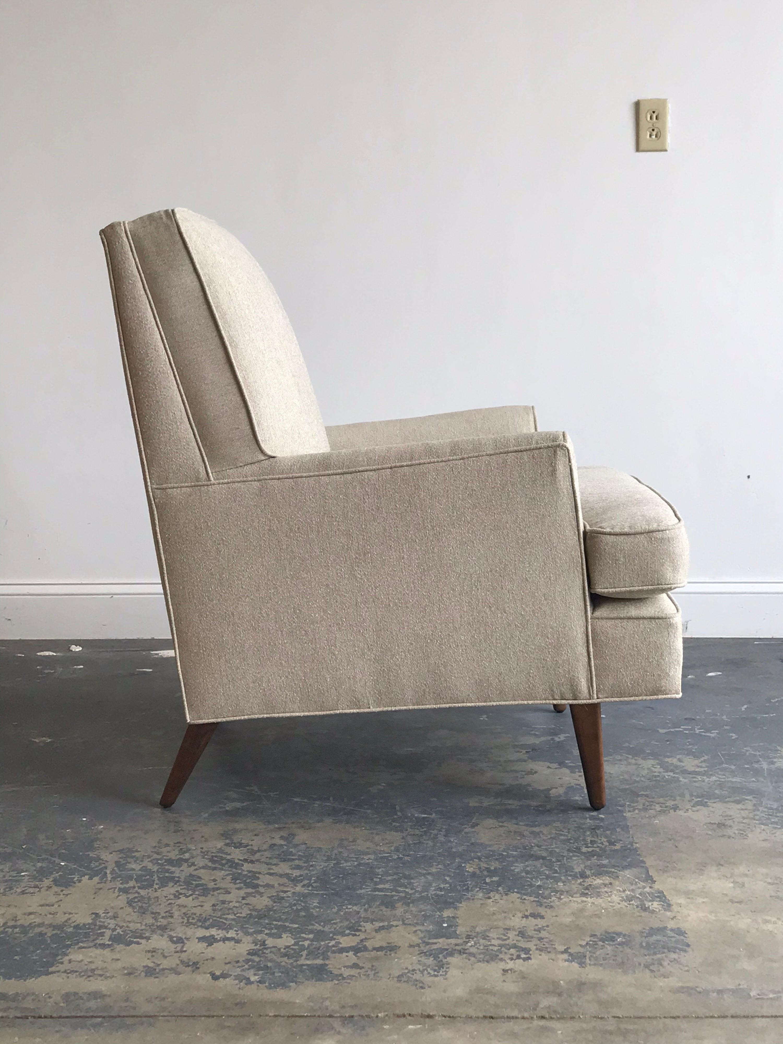 Américain Fauteuil de salon en acajou, Bertha Schaefer pour M. Singer and Sons, années 1950  en vente