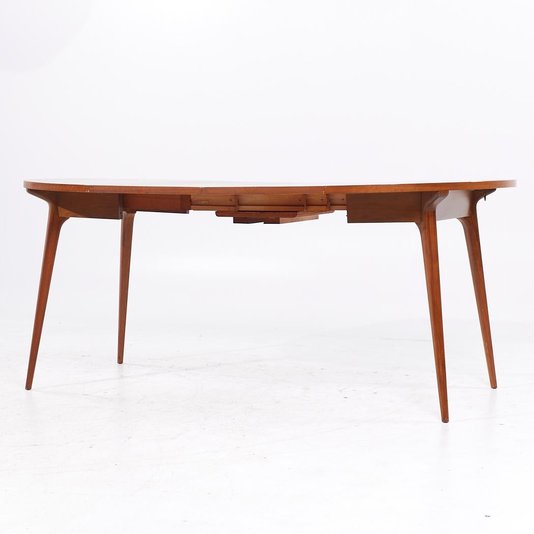 Bertha Schaefer Mid Century Table with 4 Leaves For Sale 3