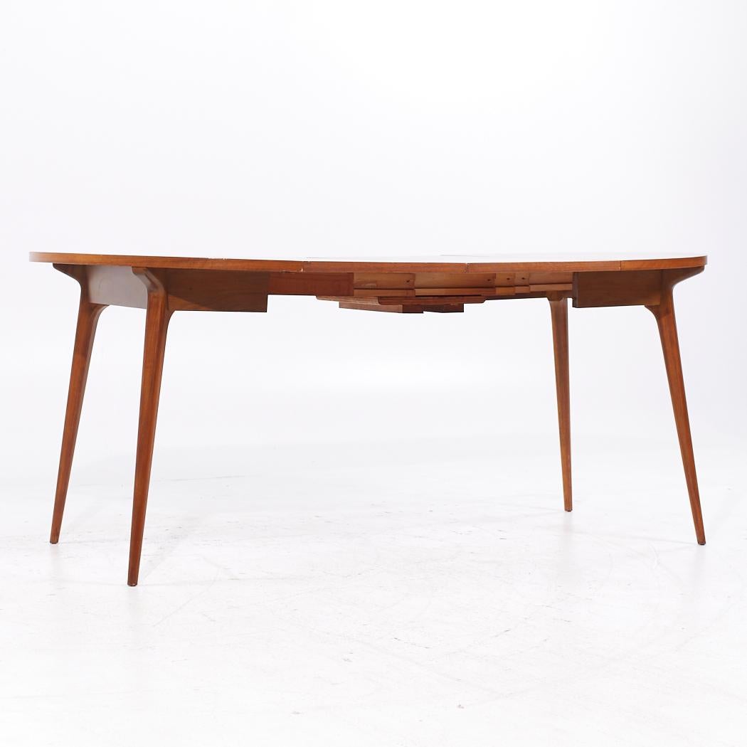 Bertha Schaefer Mid Century Table with 4 Leaves For Sale 4