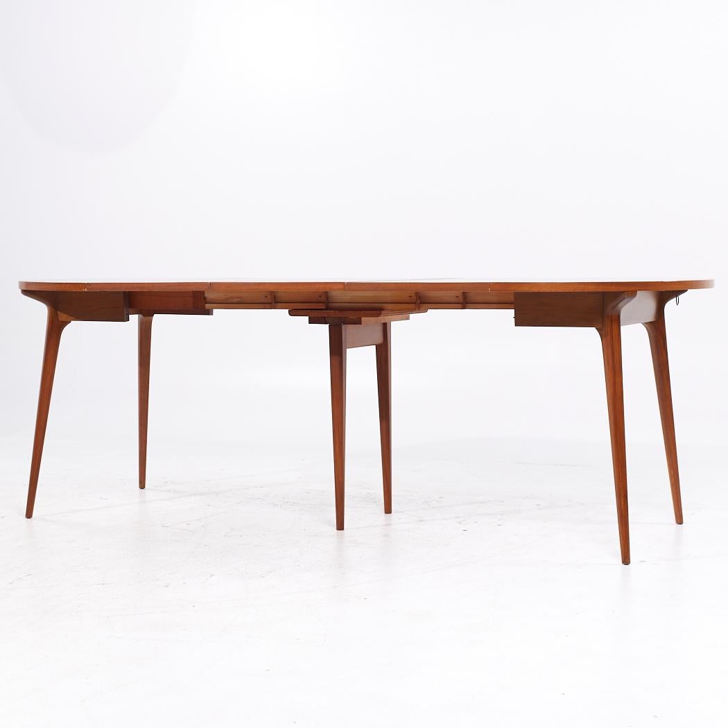 Bertha Schaefer Mid Century Table with 4 Leaves For Sale 7