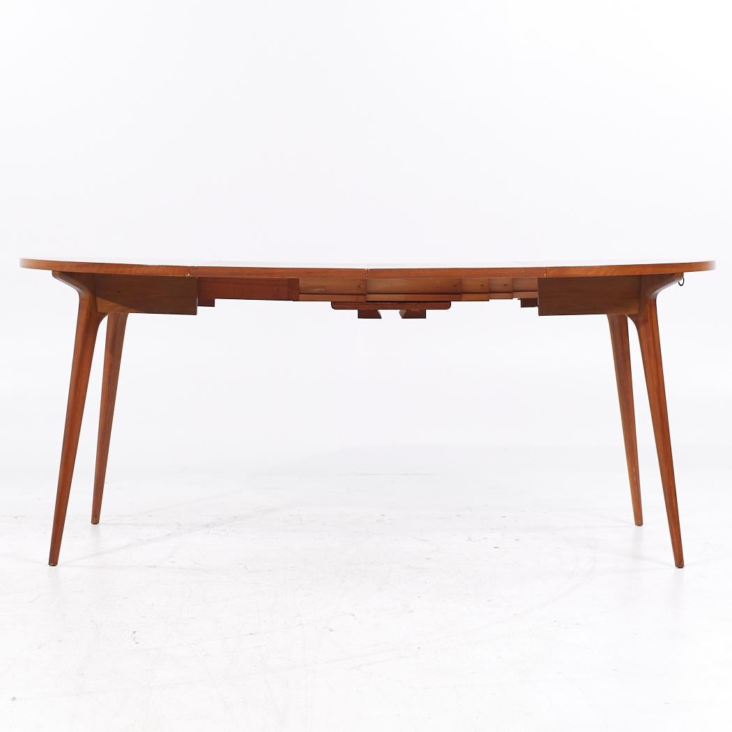 Bertha Schaefer Mid Century Table with 4 Leaves For Sale 2