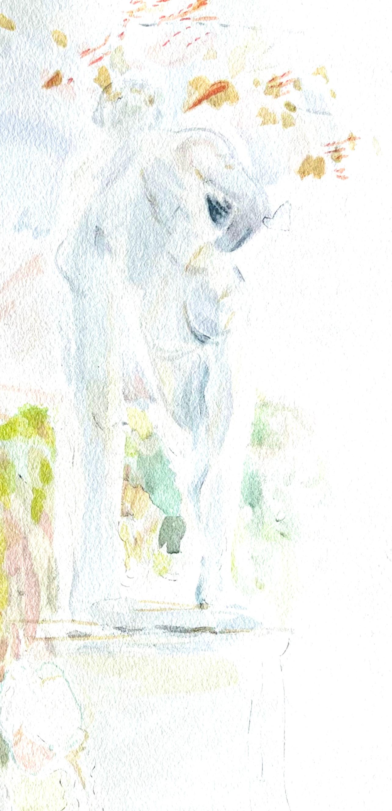 Morisot, Les Tuileries, Berthe Morisot Seize Aquarelles (after) For Sale 1