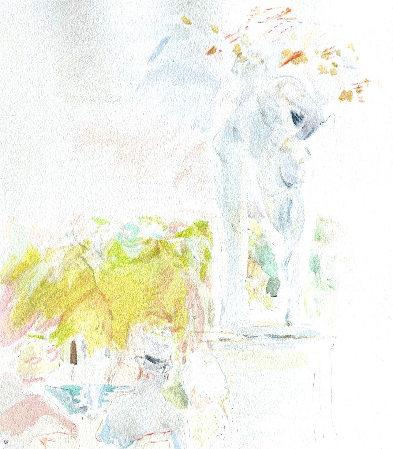 Morisot, Les Tuileries, Berthe Morisot Seize Aquarelles (nach)