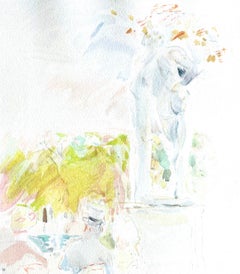 Vintage Morisot, Les Tuileries, Berthe Morisot Seize Aquarelles (after)
