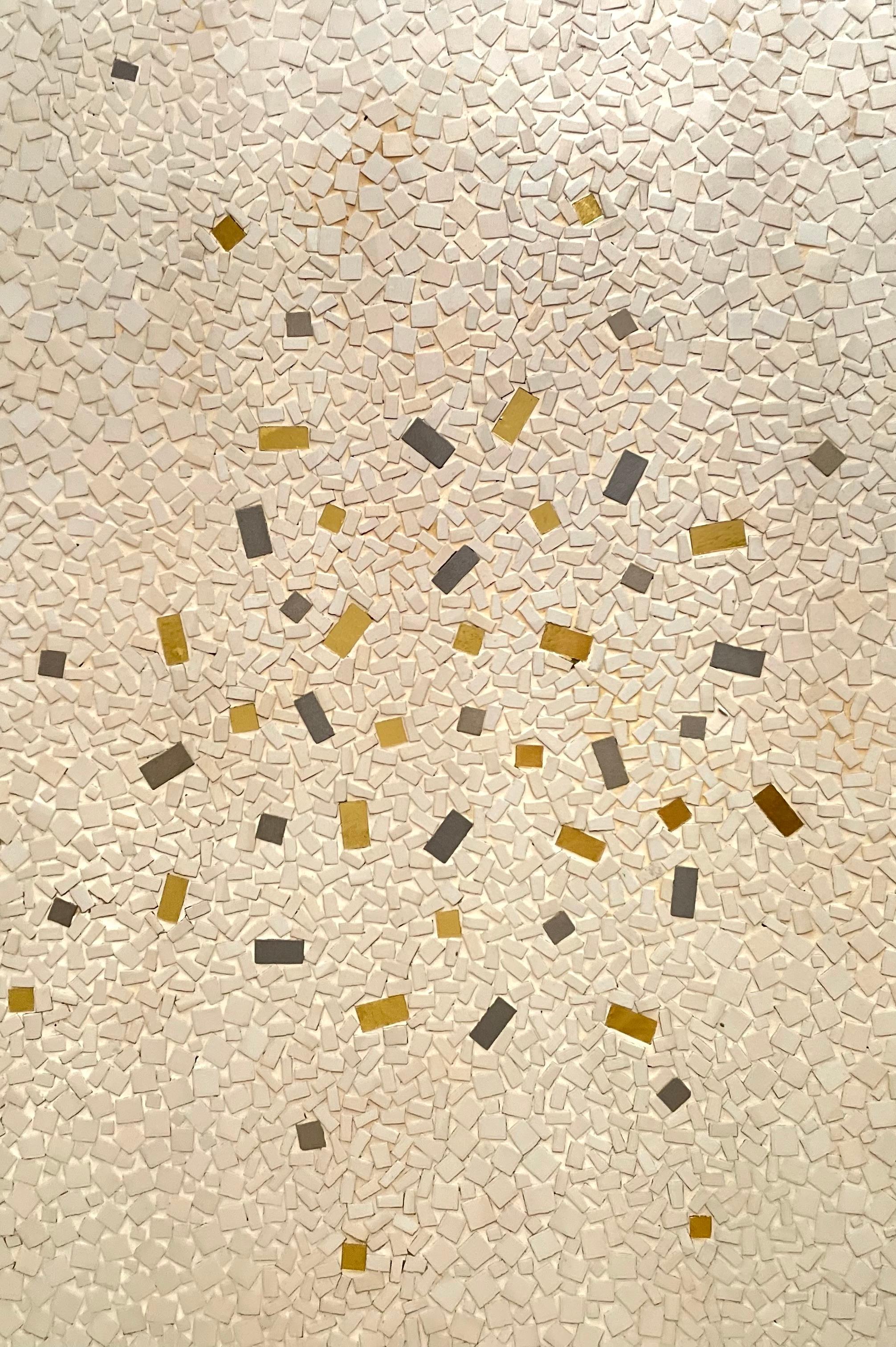 Table en mosaïque et laiton de Berthold Müller en vente 3