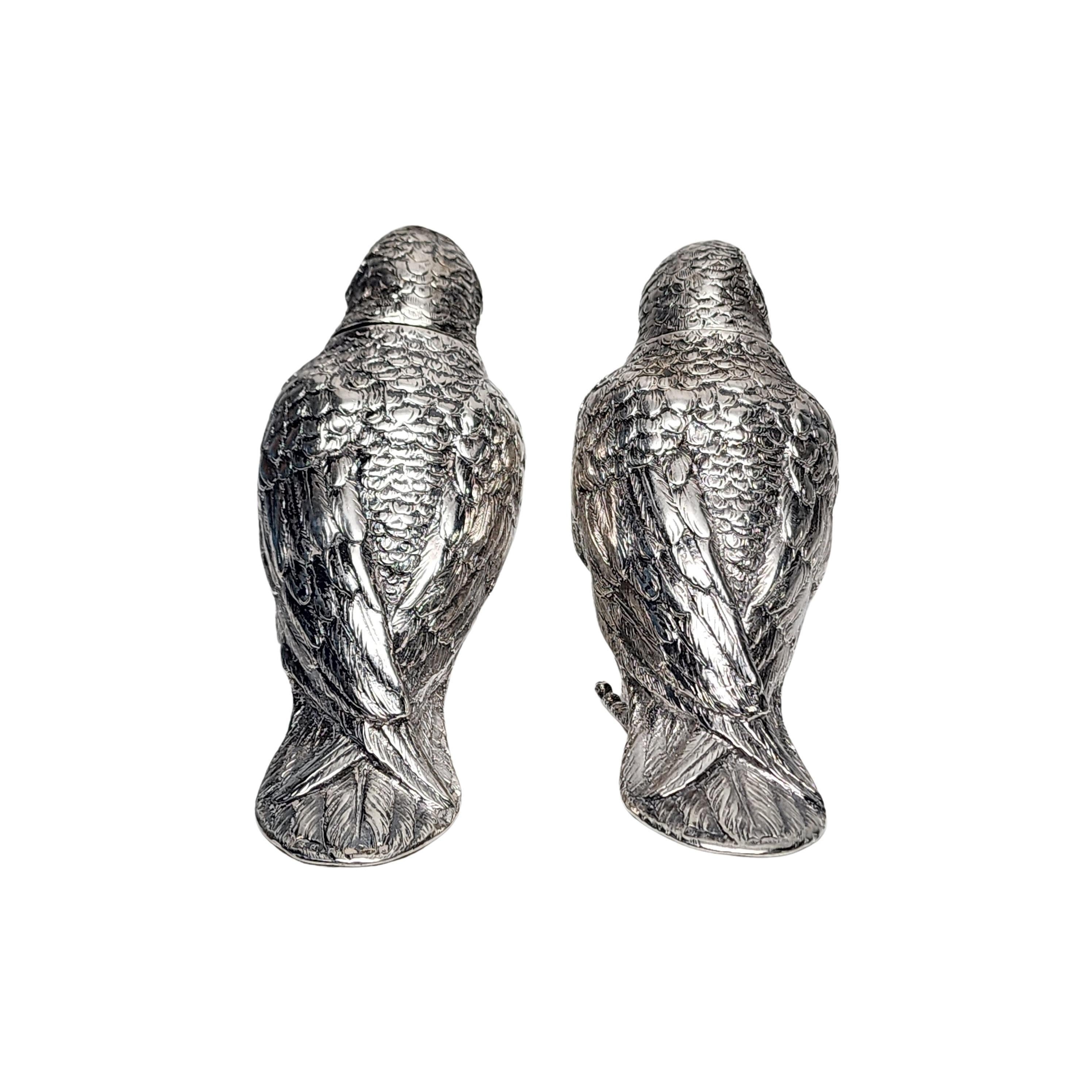 I Muller Sterling Silver Parrot Salt & Pepper Shakers #16021 Unisexe en vente