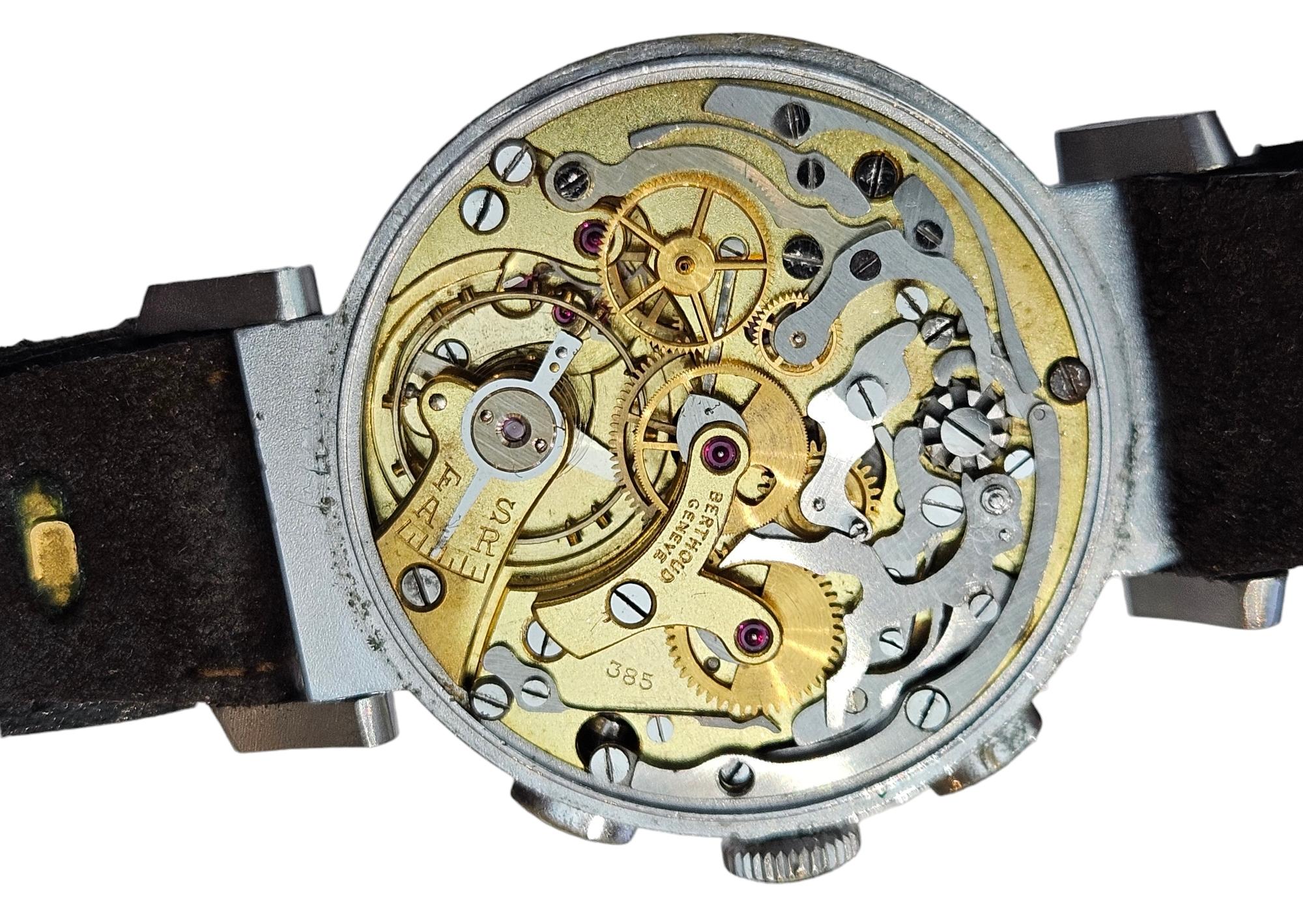 Berthoud / Universal Genève Uni Compax Chronograph Wrist Watch, Rare Collectors For Sale 6
