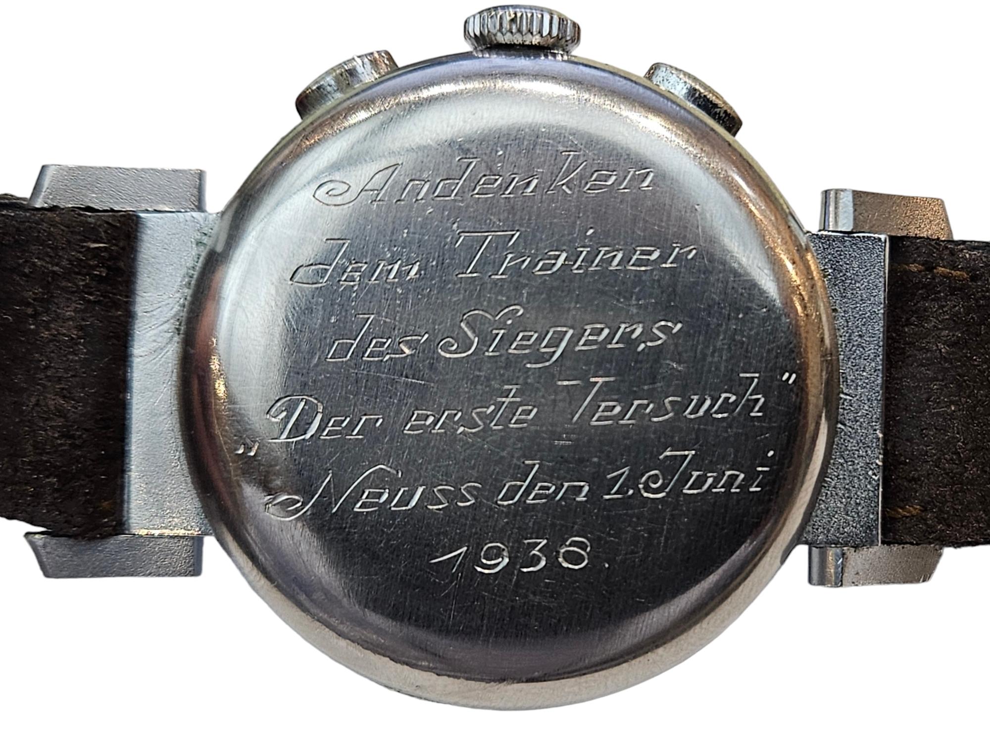 Berthoud / Universal Genève Uni Compax Chronograph Wrist Watch, Rare Collectors For Sale 12