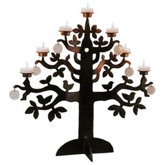 Vintage Bertie Vallien Candelabra Tree