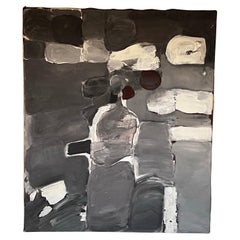 Bertil Berntsson, oil on canvas 1962. Woman body shape. From family collection