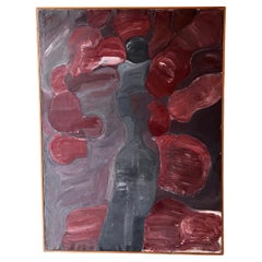 Bertil Berntsson, oil on canvas 1964. Woman body shape. From family collection