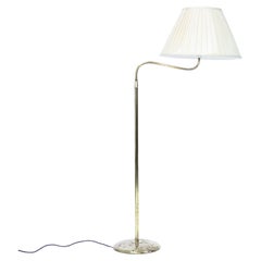 Bertil Brisborg, brass floor lamp model 30620 for Nordiska Kompaniet / NK, 1940s