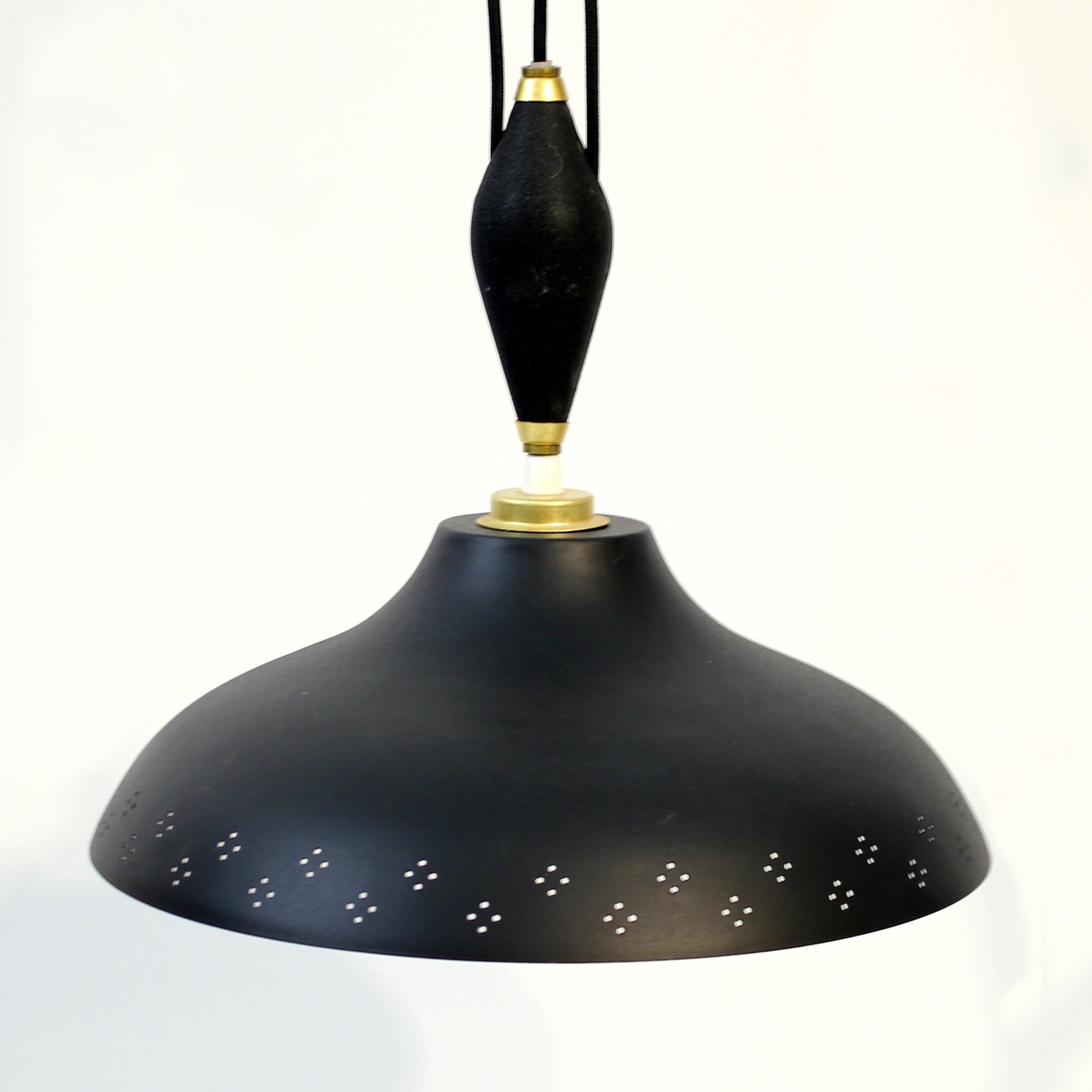 Scandinavian Modern Bertil Brisborg, Ceiling lamp, Nordiska Kompaniet, 1950s For Sale