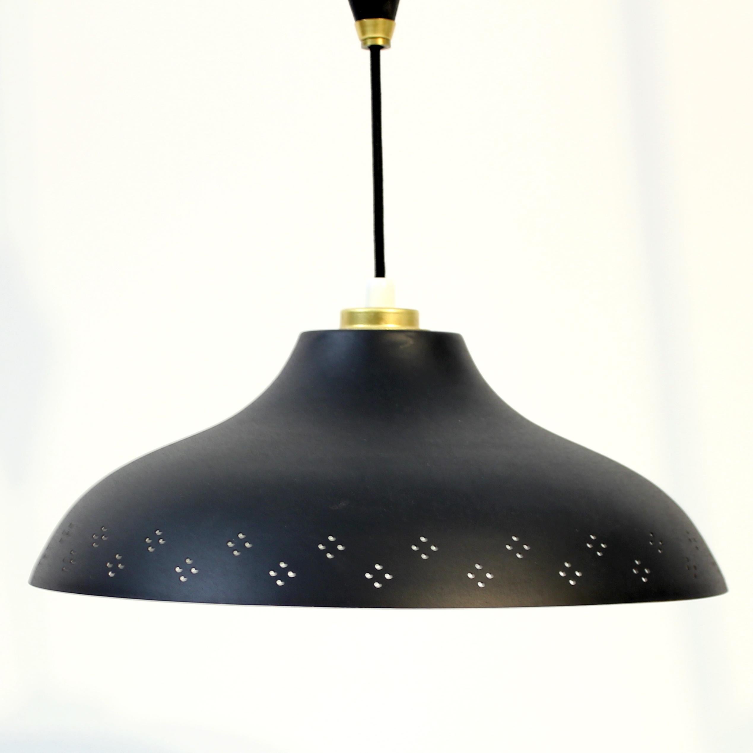 Swedish Bertil Brisborg, Ceiling lamp, Nordiska Kompaniet, 1950s For Sale