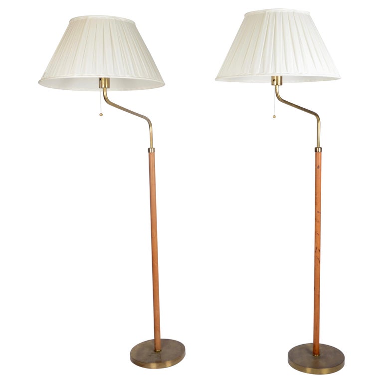 Bertil Brisborg, Floor Lamps, Designed for NK, Sweden, 1940s-1950s For Sale