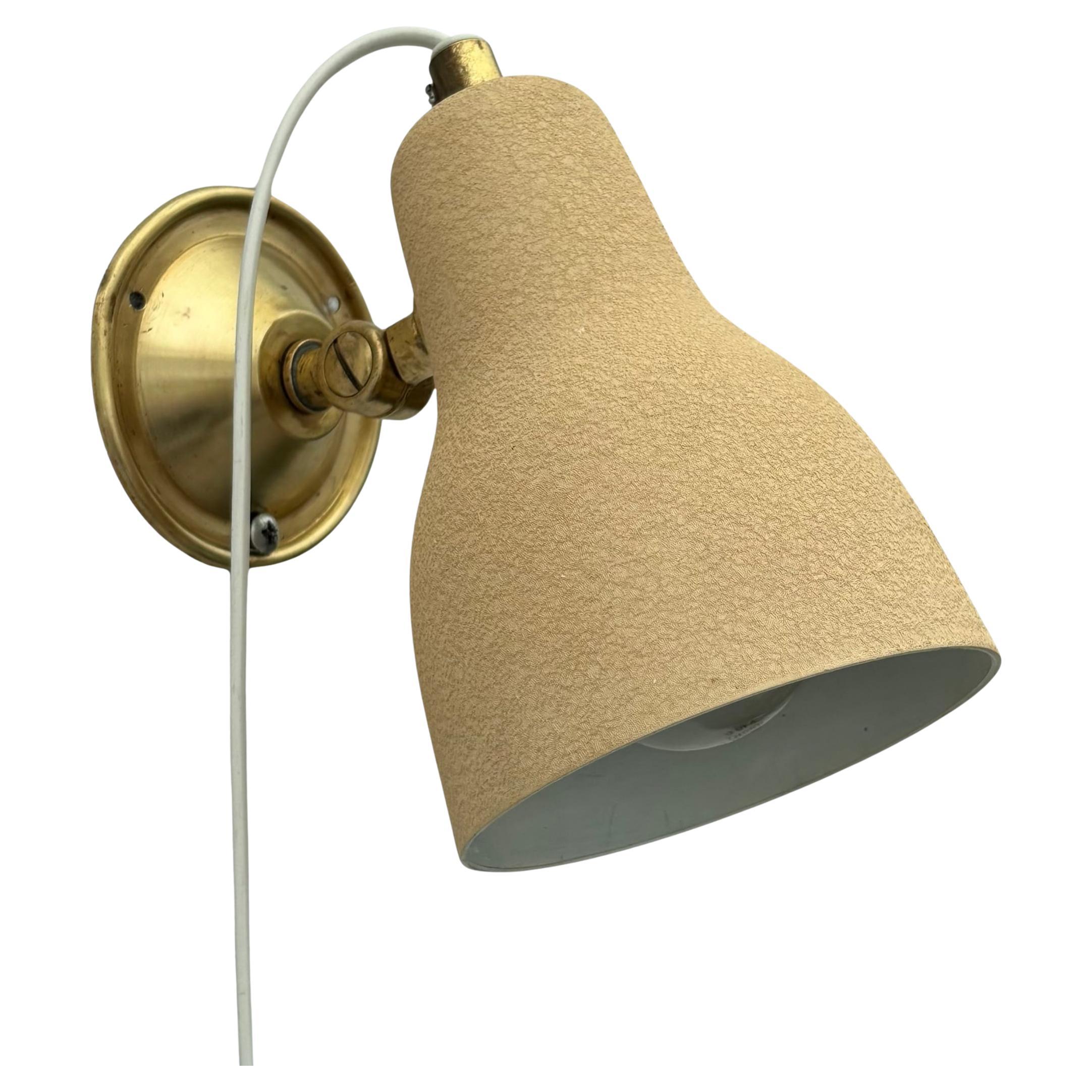 Bertil Brisborg, mid century wall lamp 32744, Nordiska Kompaniet, Sweden, 1950s