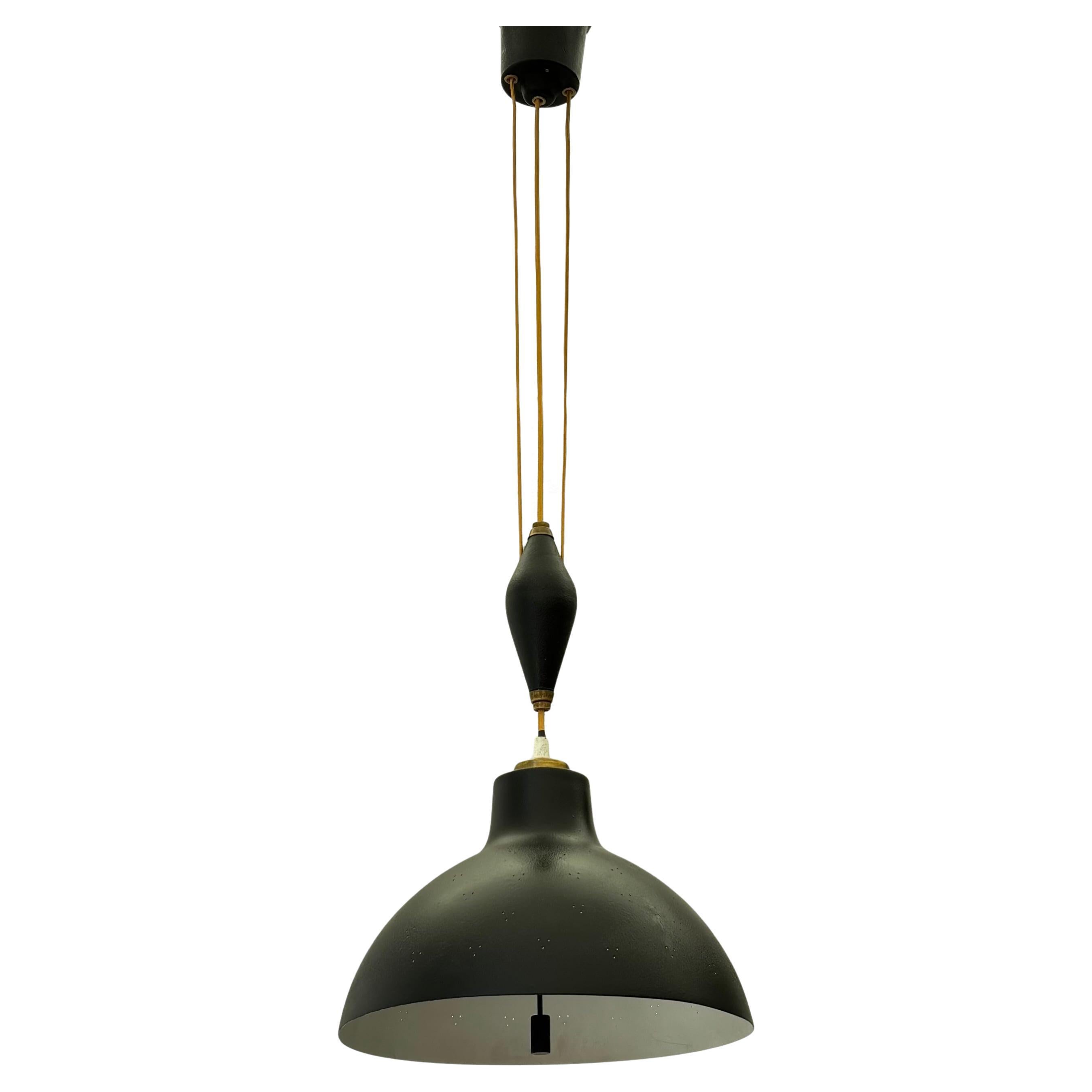 Bertil Brisborg, Nordiska Kompaniet, mid century pendant lamp, Sweden, 1950s